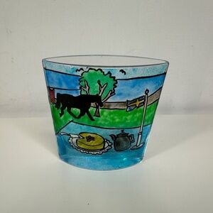 Jeanette Karsten Colorful Horse VASE of Lindshammer Sweden 2007